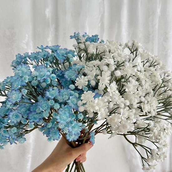 Artificial Baby's Breath Flower Mixed Fake Wildflower Gypsophila Bouquet for Wedding Floral Arrangement Party Home