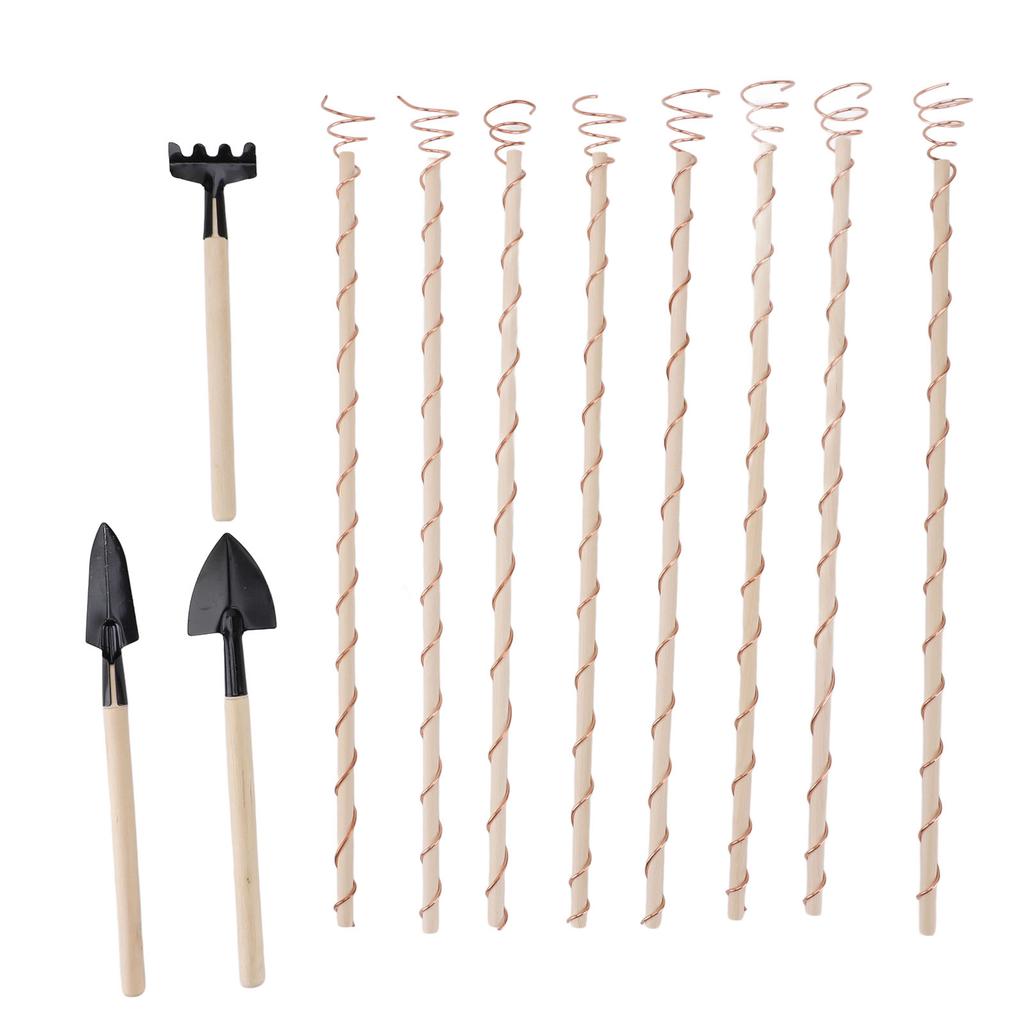 Electroculture Plant Stakes Professional Copper Coil Antennas Garden Stakes for Growing Garden