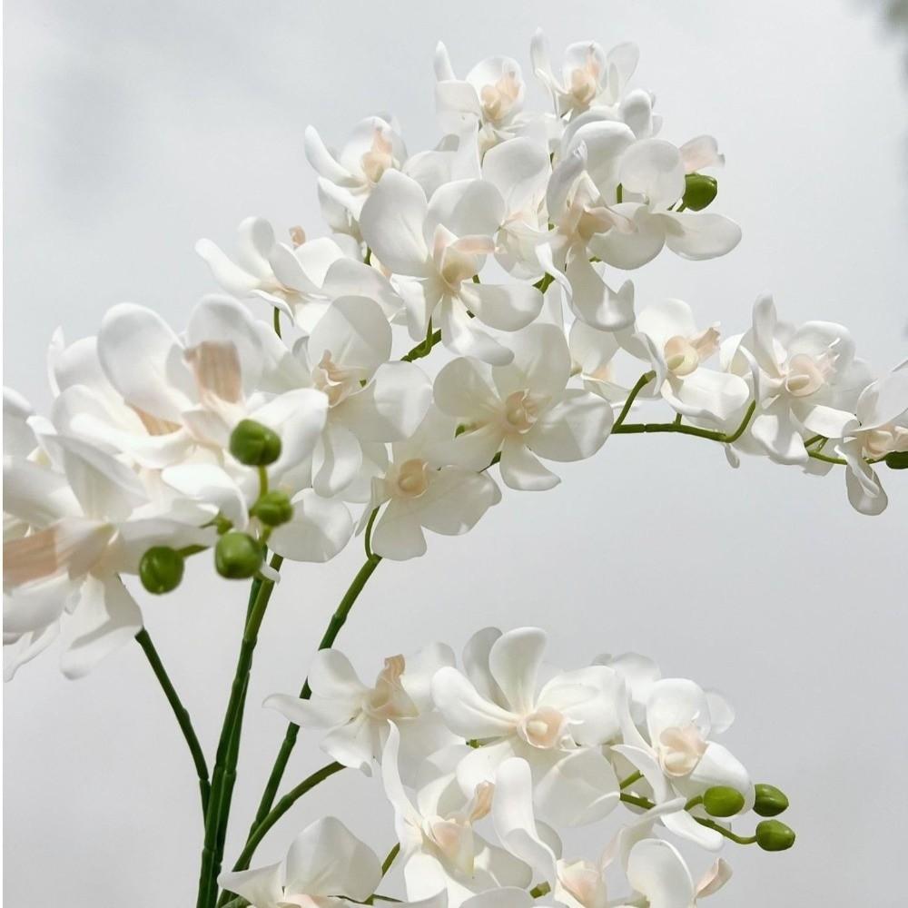 Long Branch Artificial Phalaenopsis 86cm Vanda Flower 3D Fake Flower  Art Accessories