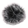 Furry Microphone Cover Noise Reduction Comfortable Soft Portable Compact Microphone Windscreen Muff for Recording