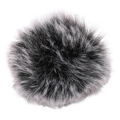 Furry Microphone Cover Noise Reduction Comfortable Soft Portable Compact Microphone Windscreen Muff for Recording