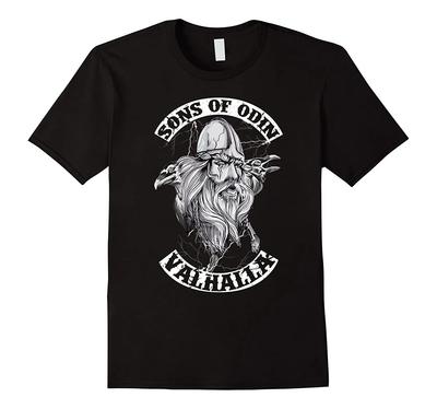 Nordic Warriors – Valhalla T-Shirt. Summer Cotton Short Sleeve O-Neck Mens T Shirt New S-3XL
