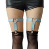 Women Sexy Leather Thigh Garter Belt Punk Elastic Harness Leg Strap Goth Stocking Leglet Belt Garters Suspender for Girl