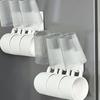 IDEA PLAZA Magnetic Glass & Mug Holder, Cup Stand, Bottle Drainer, Cup Holder, Floating Storage, Kitchen Storage, Next to Refrigerator, Easy Installat