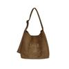 Embroidered Tote Bag with Large Capacity, Casual Letter-style, Commuter Single Shoulder Crossbody Bag
