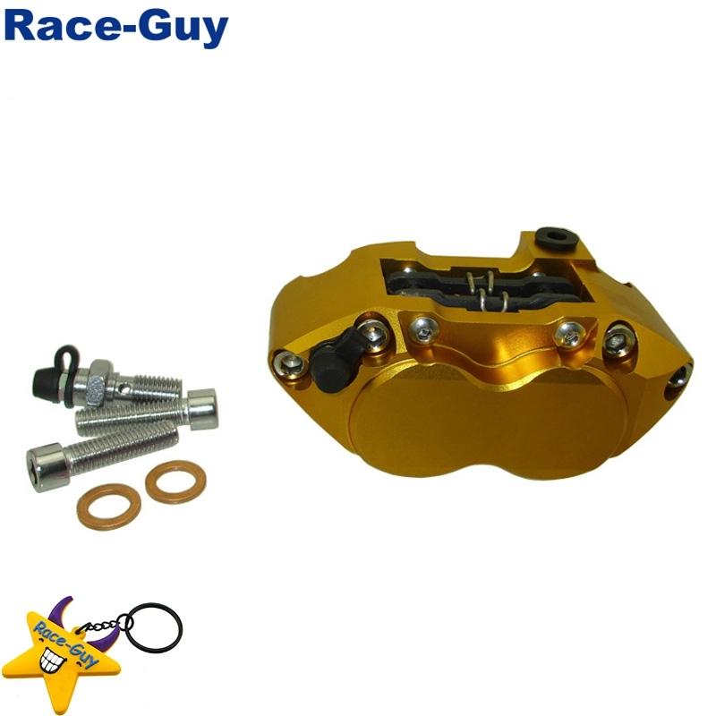 Racing 4 Piston Brake Caliper For Pit Dirt Super Motard Bike Scooter