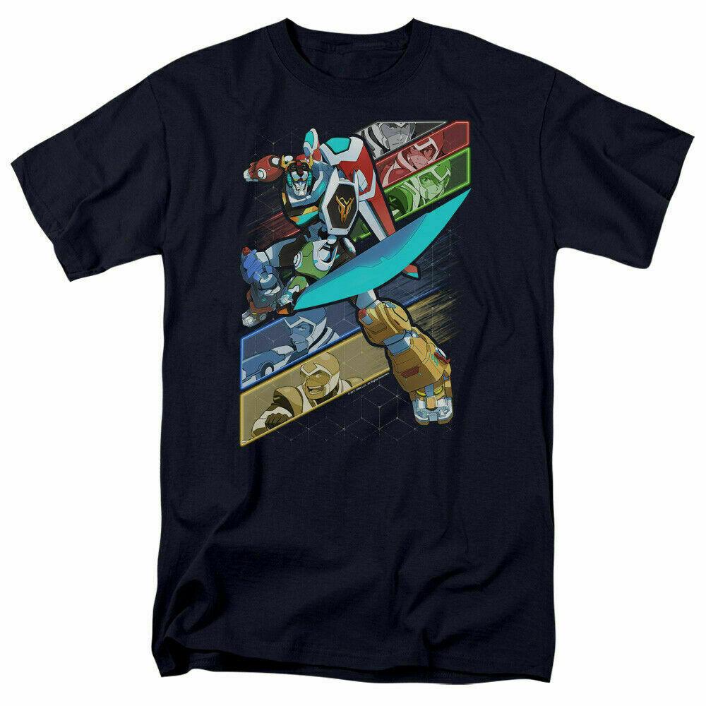 26 Voltron Legendary Defender Crisscross T Shirt Mens Licensed Cartoon Navy Unisex T-Shirt XXXXL
