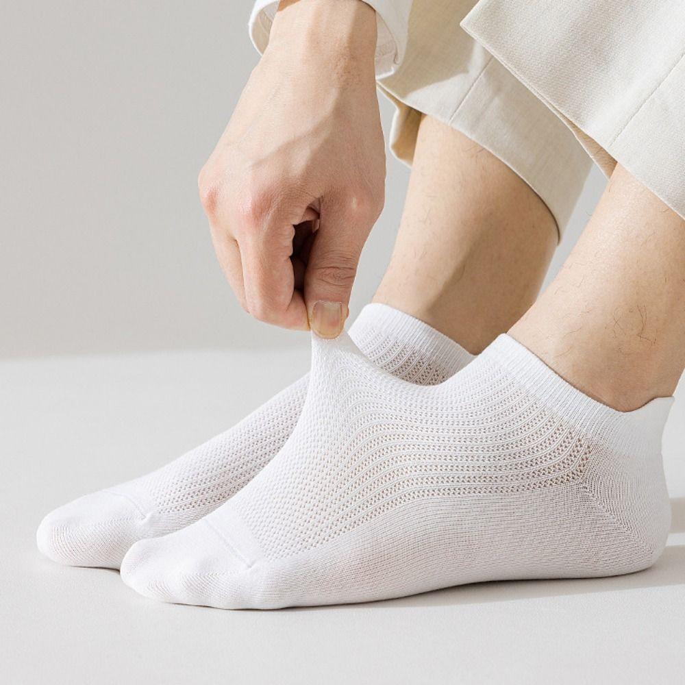 

Korean Style Man Boat Socks Cotton Sports Socks Summer Mesh Short Socks Girls