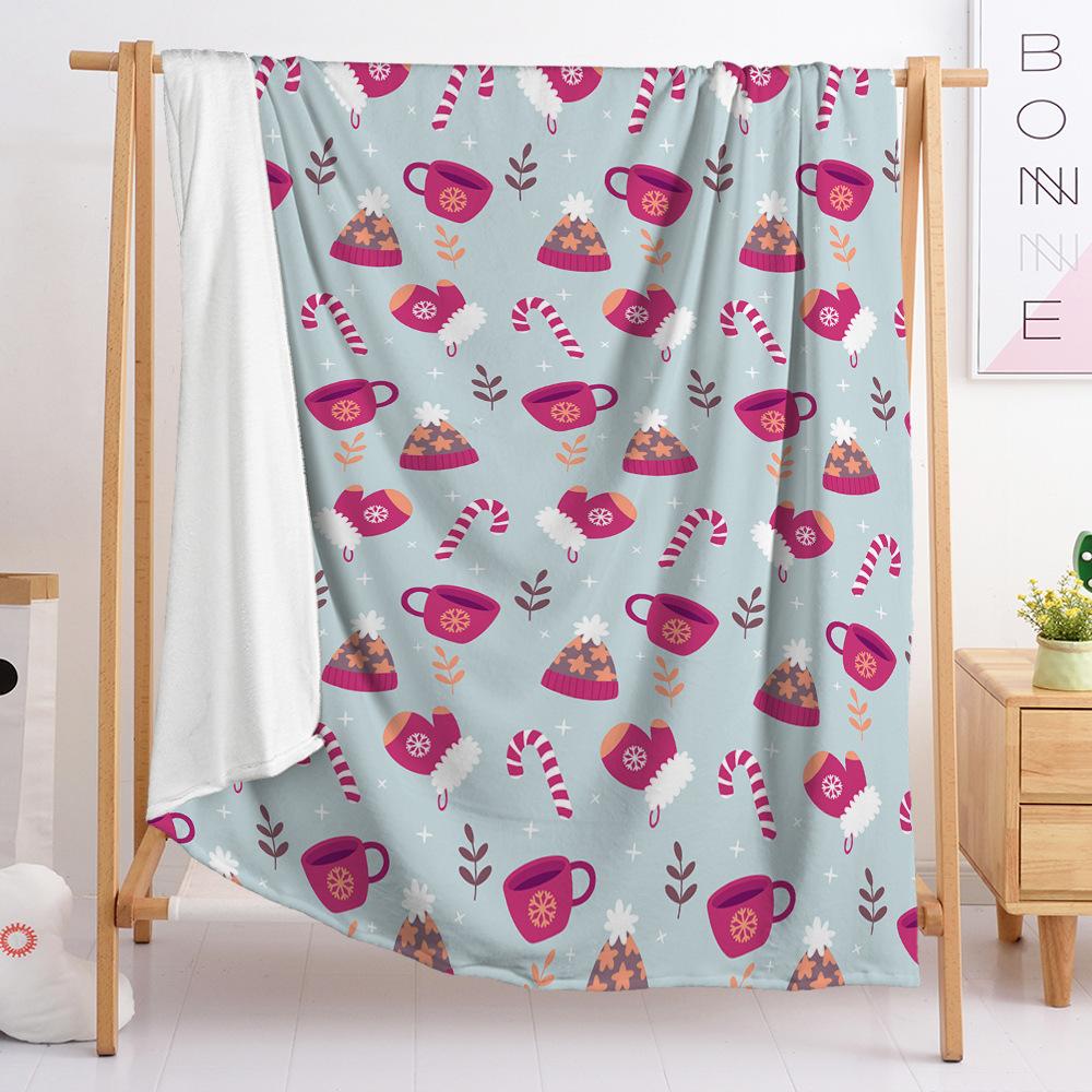 Christmas Blanket Flannel Blanket Gift Snowman Blanket Spring And Autumn