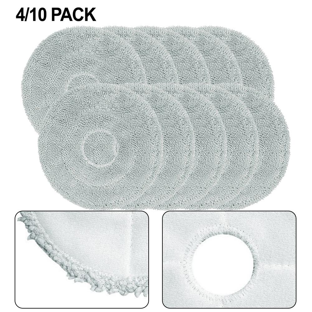 Replacement Mop Pads for Deerma DEM X70 Washable Microfiber Cloths for Vacuum Cleaner 4 or 10 Pack for Regular Floor Cleaning