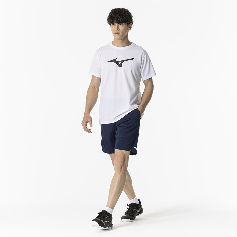 Tennis Badminton Game Half Sweat Quick Dynamotion Certified by Japan Badminton Unisex 62JBB024 Dress Navy XL [Mizuno] Pants, Pants, Absorbent, Drying,
