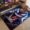 Custom Venom Mat Personalized Name, Polyester Washable Indoor Entryway Rug, Gift for Christmas, Easter, Thanksgiving Day