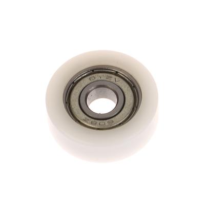 1Pc 608ZZ Bearing Plastic Pulley 8x30x10mm POM Nylon Coated Round Roller Wheel Mechanical Replacement Accessory