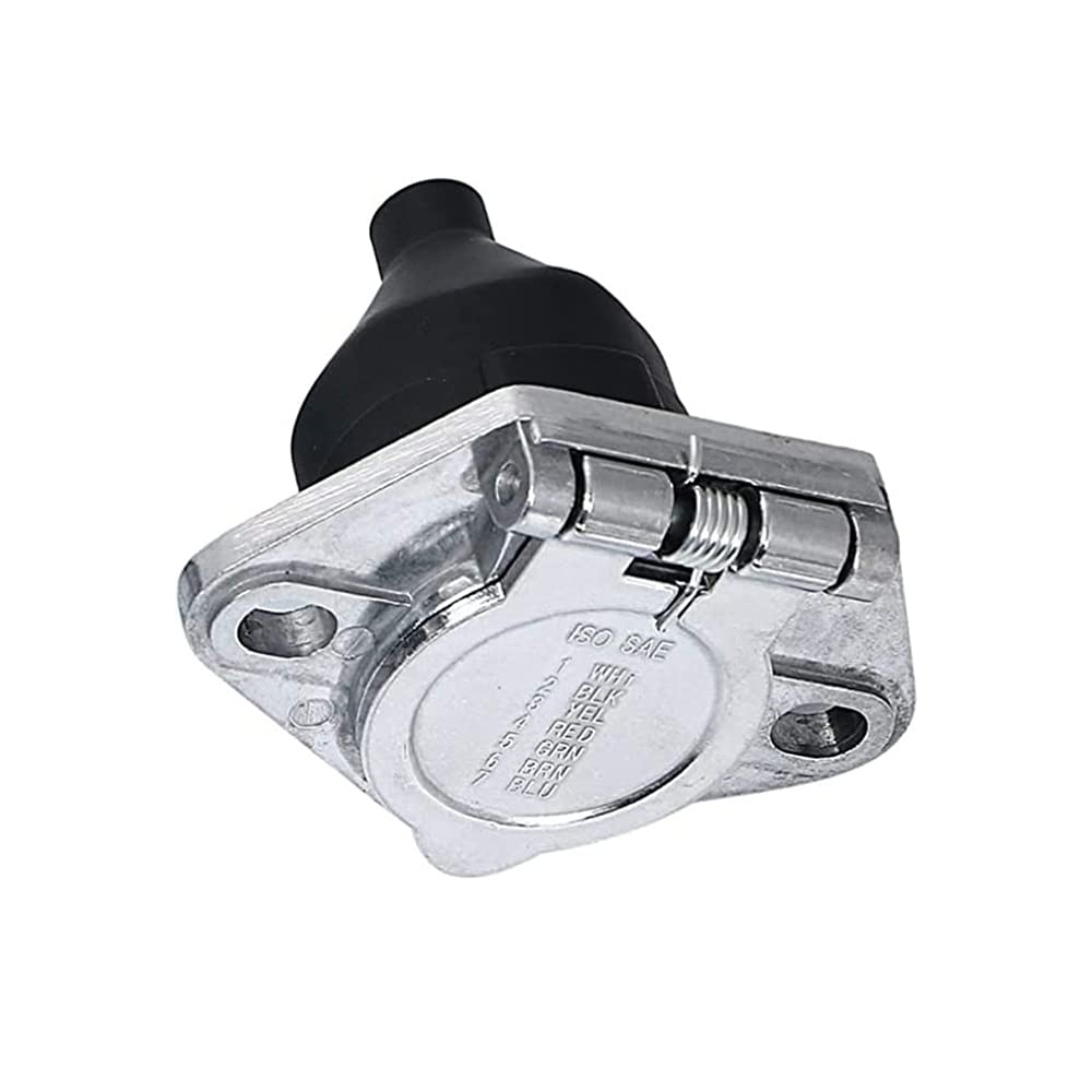 Проводка для буксировки 7-контактный фаркоп Разъем для прицепа Водонепроницаемая крышка (штук)