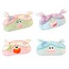Cute Ugly Pencil Case with Ponytail Hair Pencil Pouch Cartoon Stationery Bag  Students