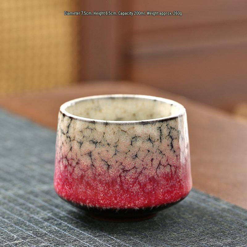 Retro Coarse Pottery Ceramic Coffee and Tea Cup for Home Use