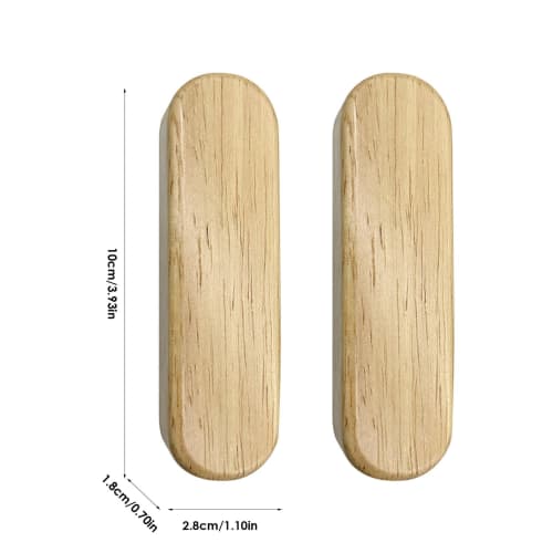 Cast Iron Handle Covers, Grill Pan Handle Covers | Pot Handle Covers, Potholder Sleeves, Non-Slip Handle Covers - Wooden Assist Handle Holder, 2 Cookw