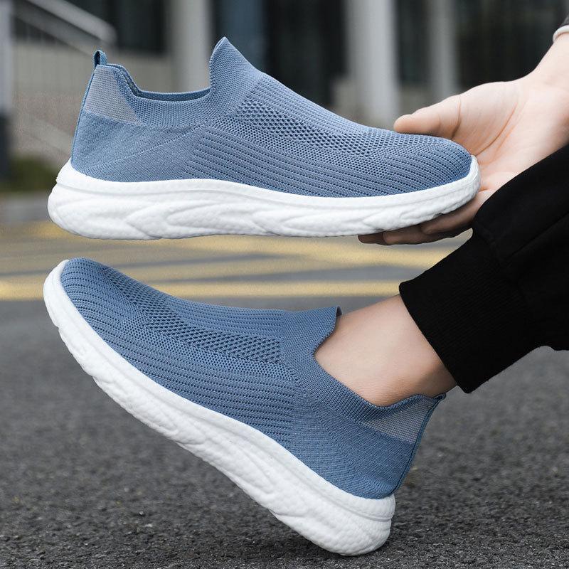 Shoes for Men 2025 New Casual Single Shoes Popcorn Lightweight Soft soled Lazy Shoes Sports Running Shoes