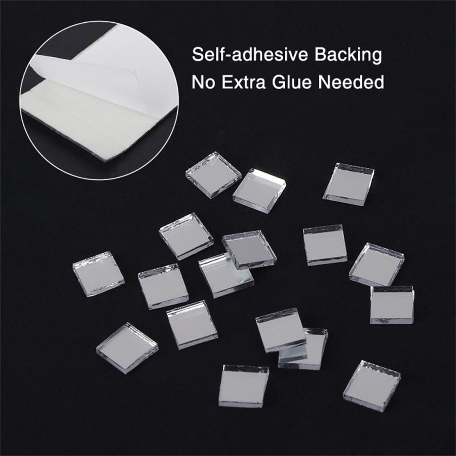 3 Roll Square Decal For Glass Mosaic Tiles Self Adhesive Wall Sticker Home Decor