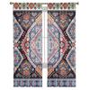 Indian Floral Paisley Tulle Curtains for Living Room Print Sheer Voile Curtain Bedroom Window Screening Drapes Blinds Home Decor