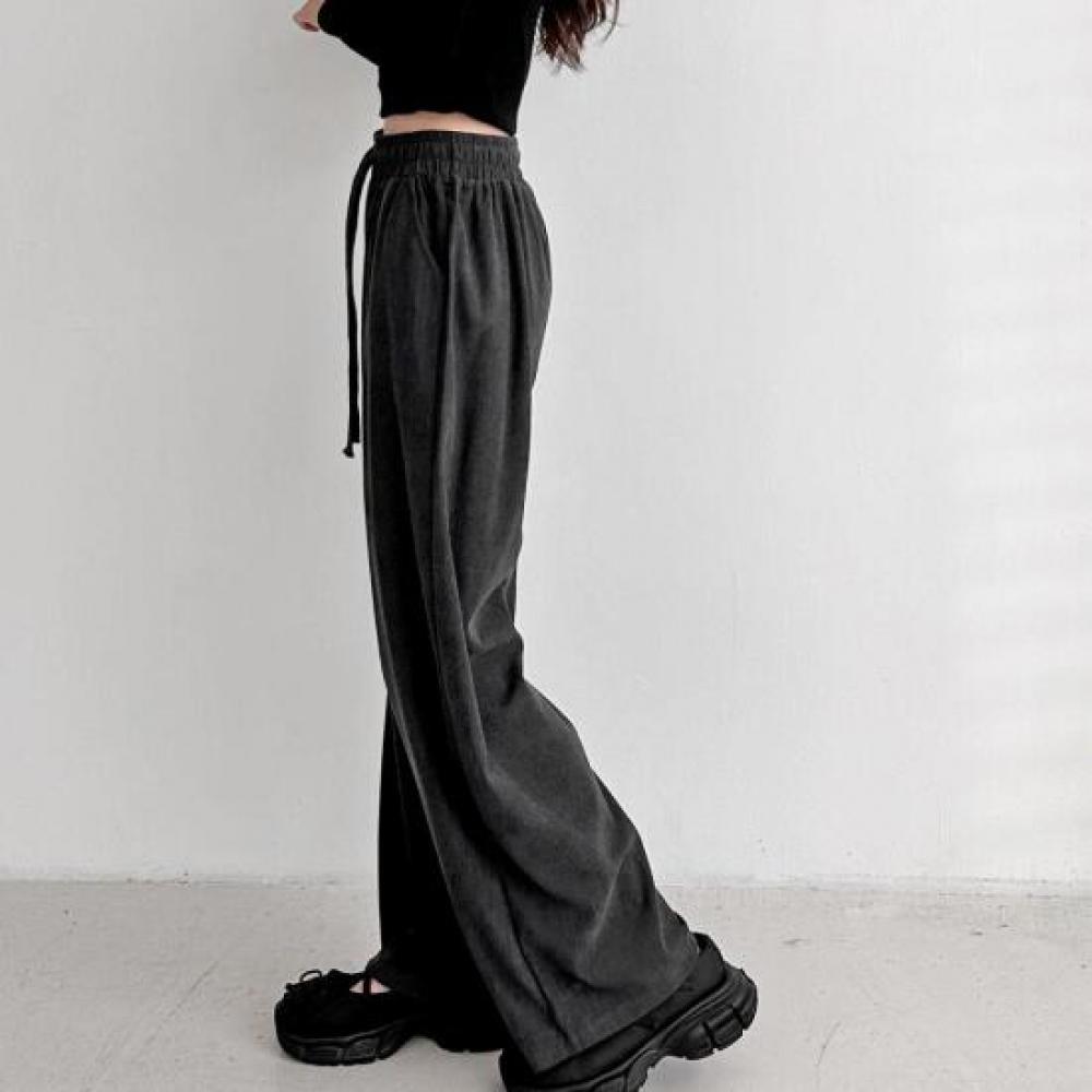 New Arrivals Open Run Inzra Jogging Wide Pants Fall Women Corduroy
