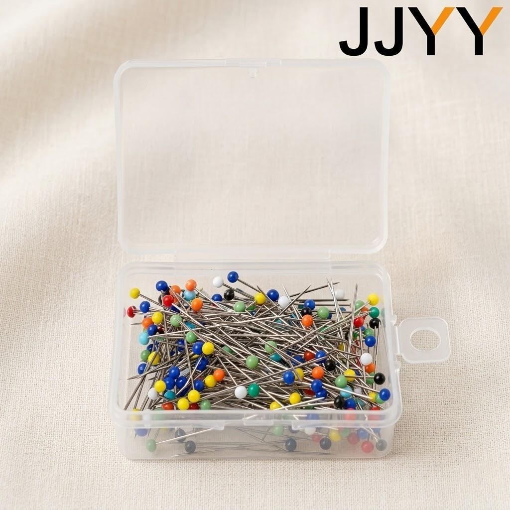 

100PCS Round Pearl Head Straight Pins Sewing Tools DIY Jewelry Craft Dressmaking Accessories Sewing Supplies for Needlework