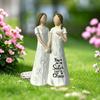 Hand In Hand Girl Sister Statue, Friendship Statue Sister Friendship Souvenir, Home Table Decoration