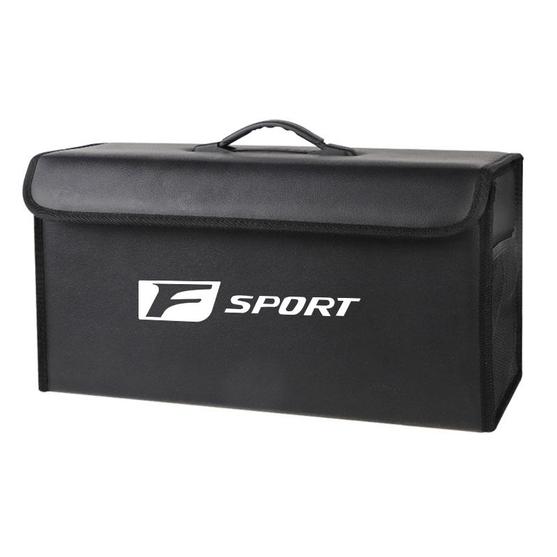Auto Kofferraum Leder Aufbewahrungsbox Faltbar Auto Organizer Tasche Für Lexus F SPORT GS GX IS LS LX CT LC LBX NX RX 350h 450h ES UX 300e