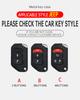Convient Pour Jeep Gladiator Jt Sahara Jlu Wrangler Jl Rubicon Alliage de Zinc Cuir Véritable 2 3 4 Boutons Housse Étui Porte-clés pour Clé de Voiture Accessoires Auto