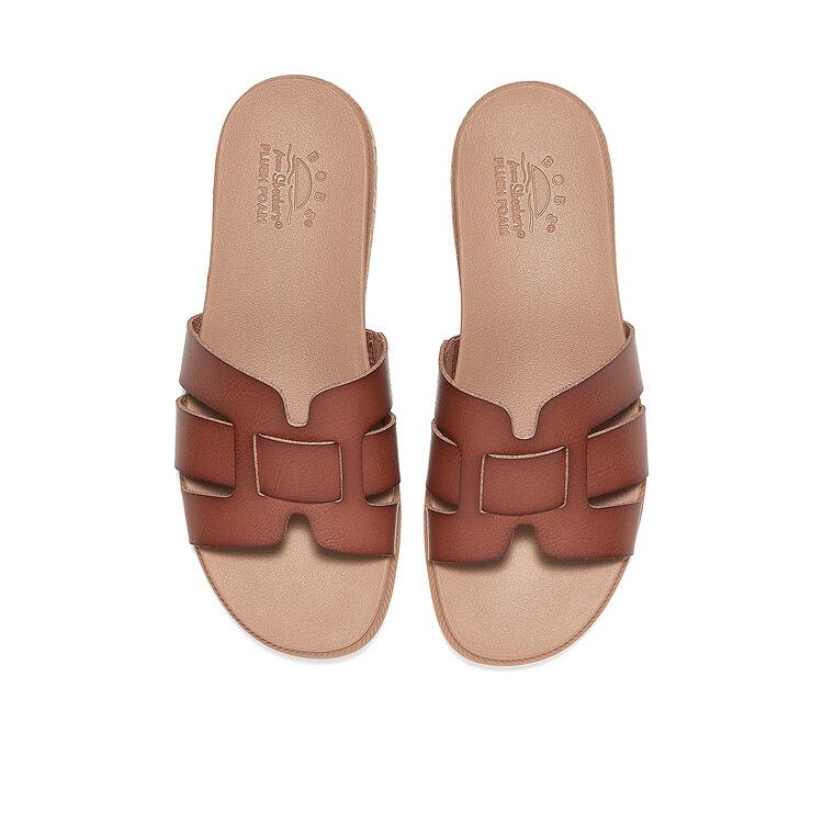 Skechers Sandali Comodi Morbidi Anti-Sfregamento da Infilare Sandali Donna Marrone 114707-CSNT