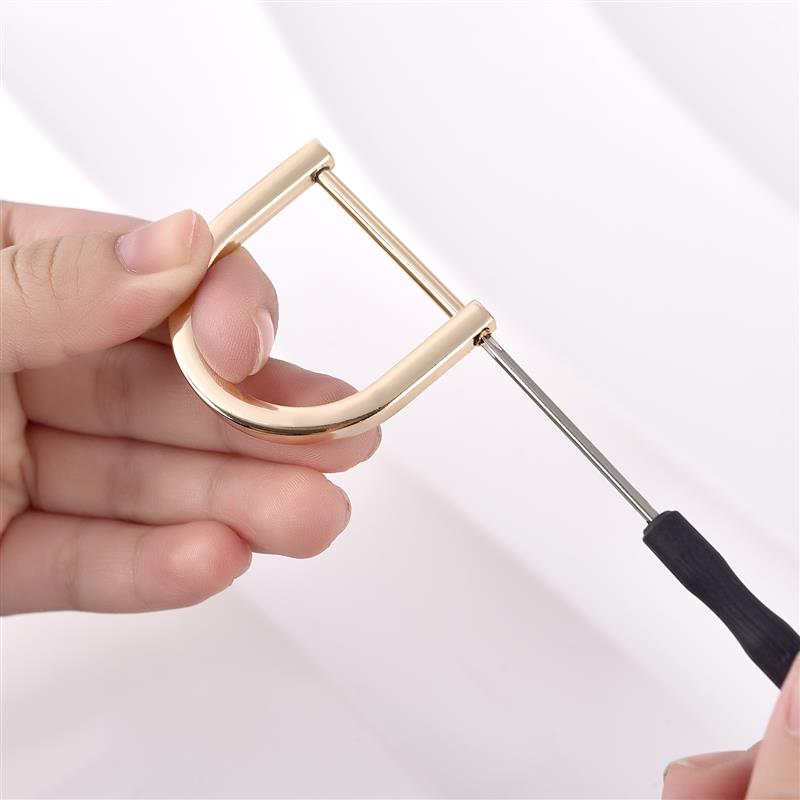 Metal D Ring D-Rings Buckle For Belt Handbag Strap Bag Hardware Sewing Accessories 10mm 15mm 20mm 25mm 32mm