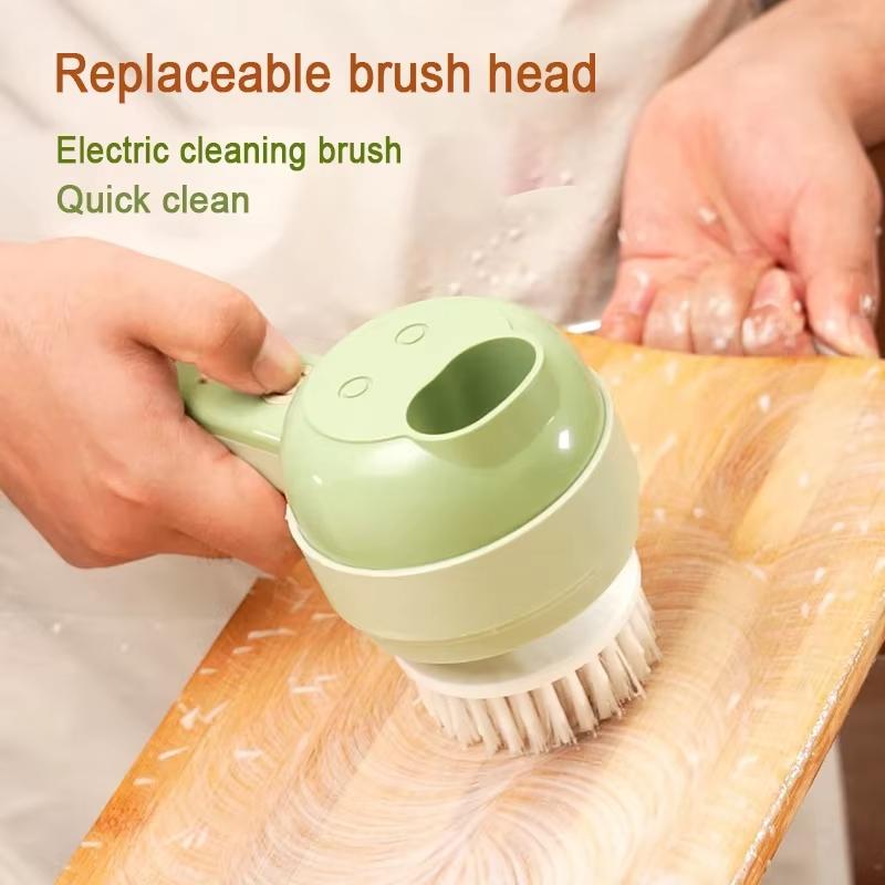 4 In 1 Electric Vegetable Cutter Wireless Chop Garlic Mash Minced Slice Cutting Rechargeable Multifunctional Cooking Gadget