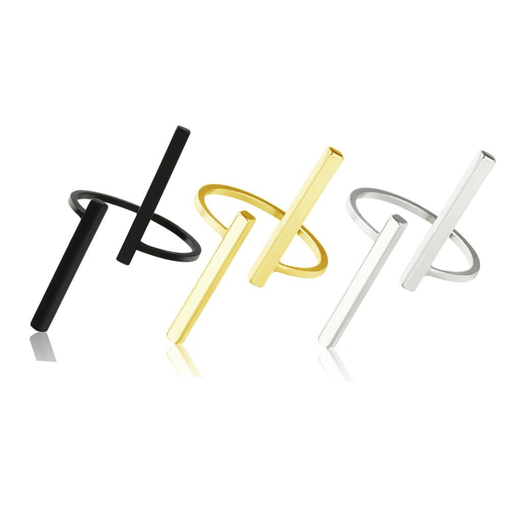 Couple Wedding Cuff Opening Punk Finger Loop Circle Woman Man Girls Lady Jewelry Anti-allergy