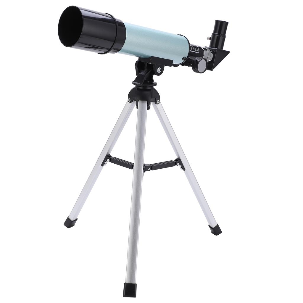 Teleskop für Kinder und Anfänger Tragbares Refraktorteleskop 90-fache Vergrößerung mit Stativ und