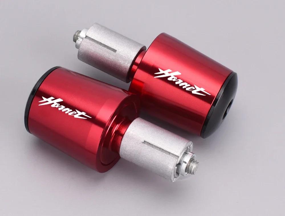 For Honda CB400 CBR CB 500 600 CBF600 Hornet 600 Motorcycle Handle Bar End Weight Handlebar Grips Cap Anti Vibration Silder Plug