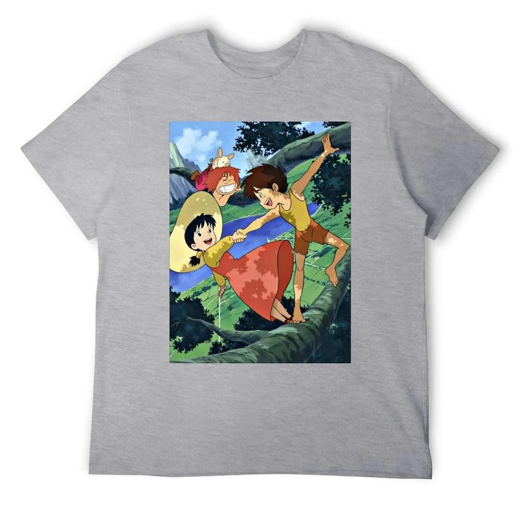 Jimsy Future Boy Conan Character In A Sci Top Tee Novelty T-shirt Harajuku  Sport  Funny Novelty Home Eur Size