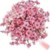 Fiori Artificiali Rossi Vivaci Resistenti ai Raggi UV, Non Sbiadiscono Plastica Floreale da Esterno