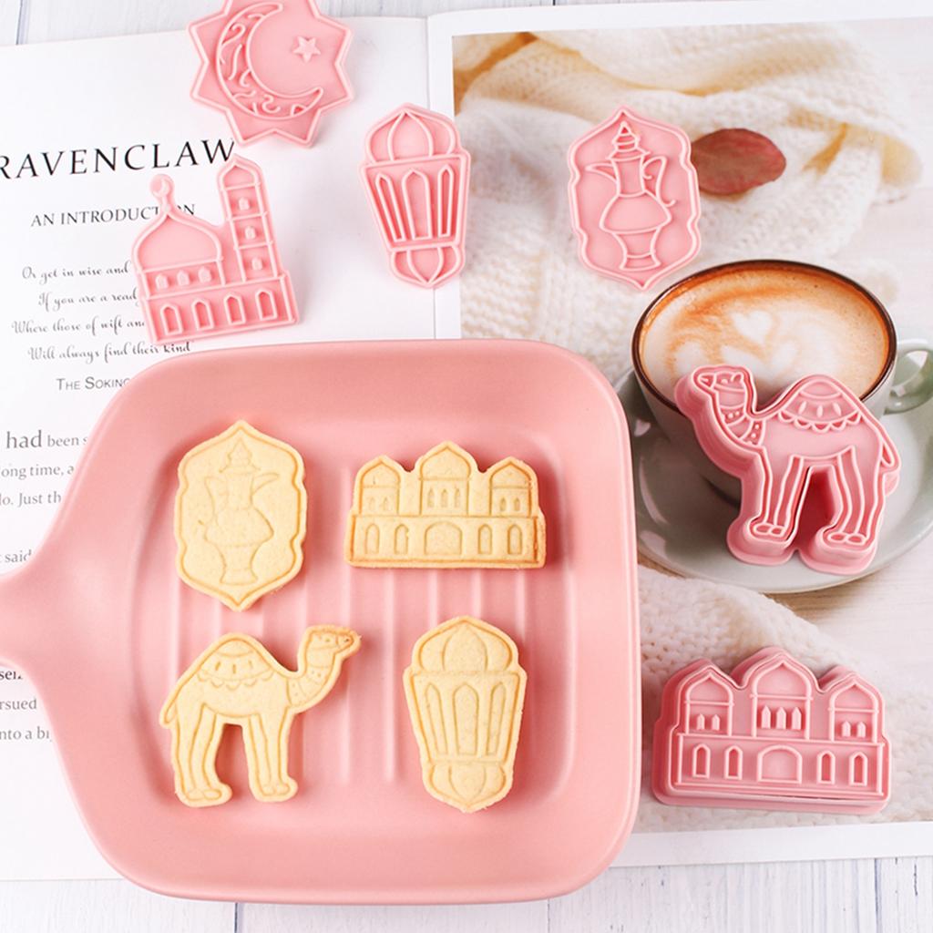 Ramadan Decoration 2026 EID Mubarak Biscuit Mold Cookie Cutter DIY Islamic Muslim Party Decor Al Adha Ramadan Kareem Eid Mubarak