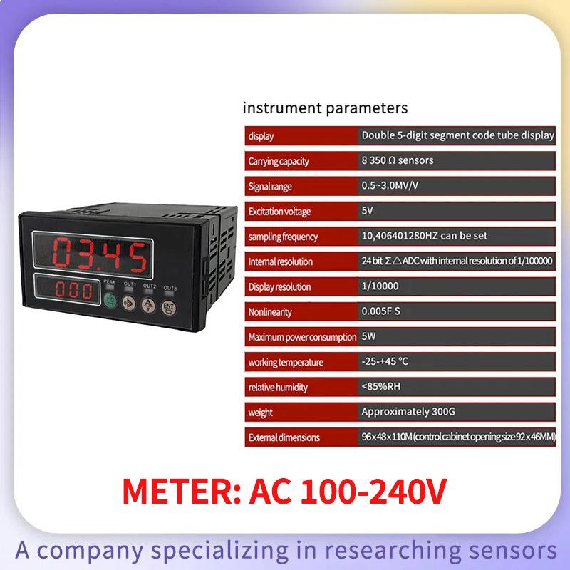 Micro-Kolom Type Krachtopnemer en Indicator, Gewicht/Trek-/Druk Krachtsensor + Weegschaal Display Instrument