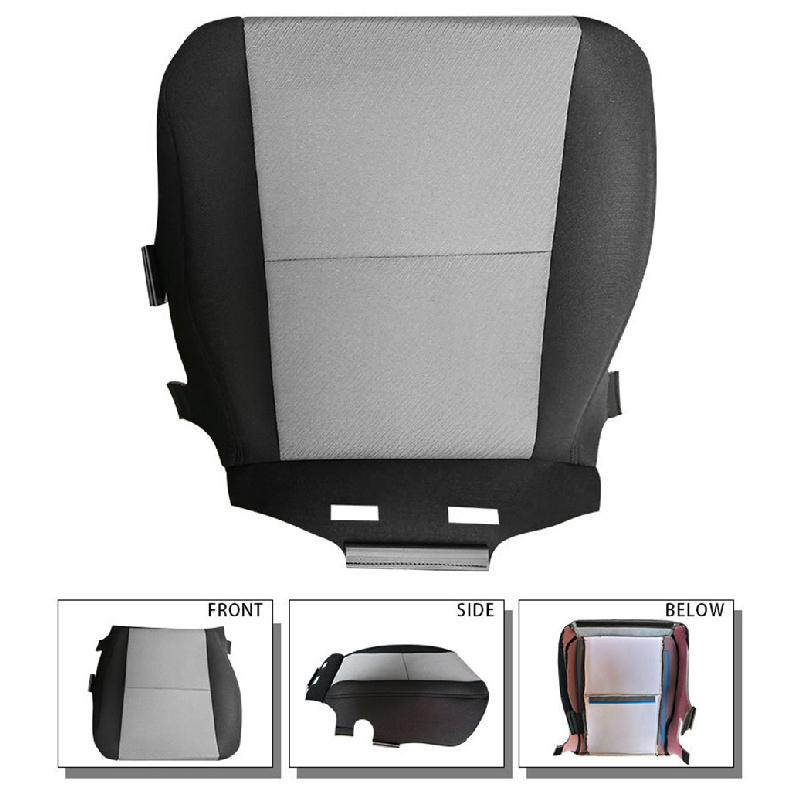 Left Driver Side Bottom Cloth Seat Cover For 07-14 Chevy Silverado 1500 2500Hd