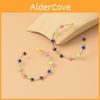 Colorful Star Hoop Earrings For Women Geometric Alloy Fashion Jewelry