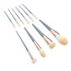 10pcs Makeup Brush Set Fibre   Loose Powder Brush Professional Cosmetic Brush Set for Face Eye