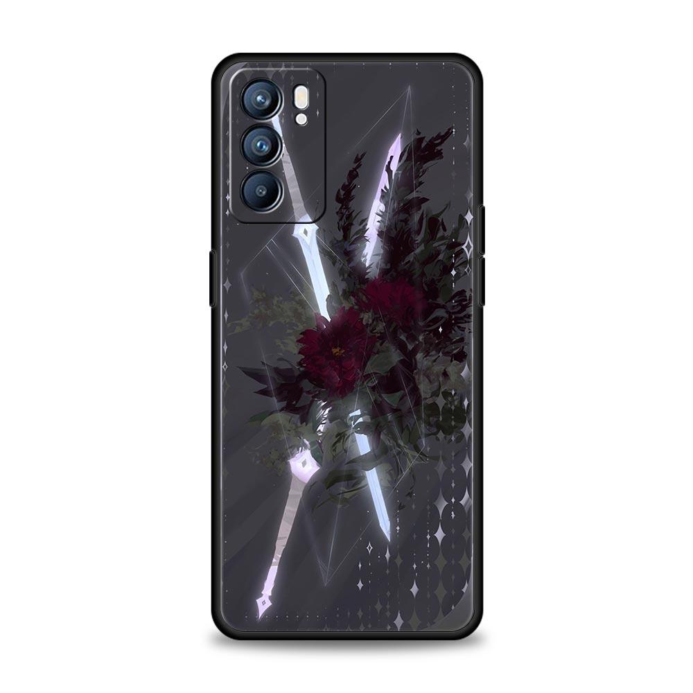 The Sword Creative Pattern Phone Case For Oppo Reno 13 12 11 10 7 F Find X5 X6 A98 A80 A79 A78 A57 A54 A31 A17 Pro 5G Soft TPU