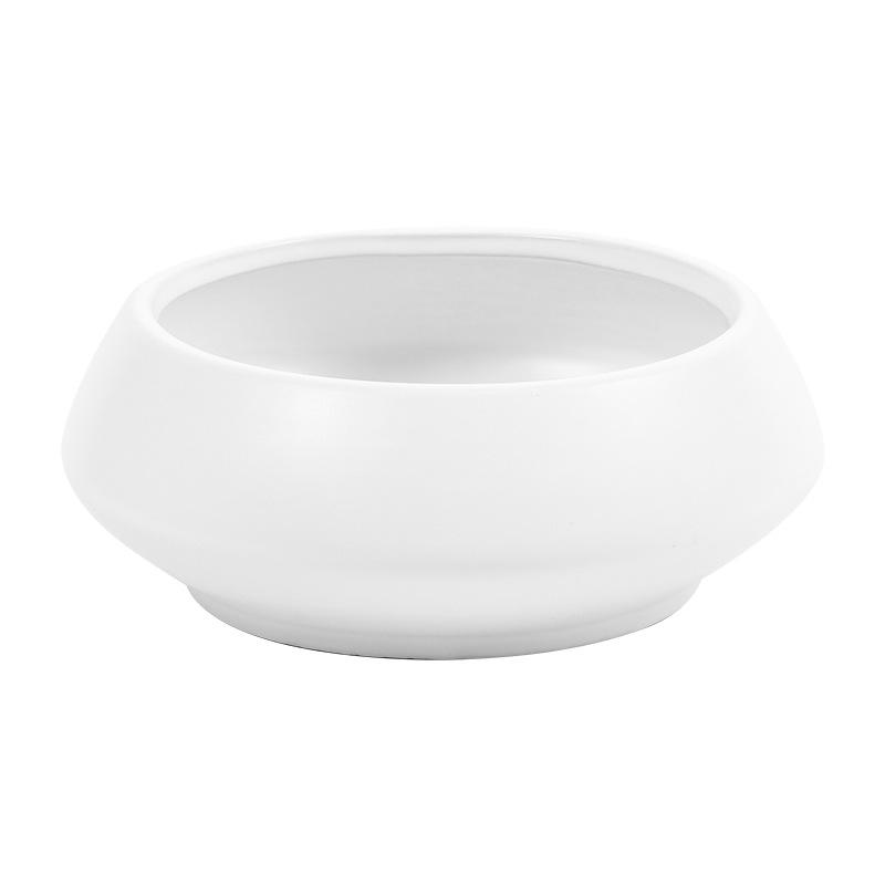 Ceramic Flower Pots Silver Flower Vase Large Succulent Planter Pots Flowerpots Garden Accessories Balcony Decorations