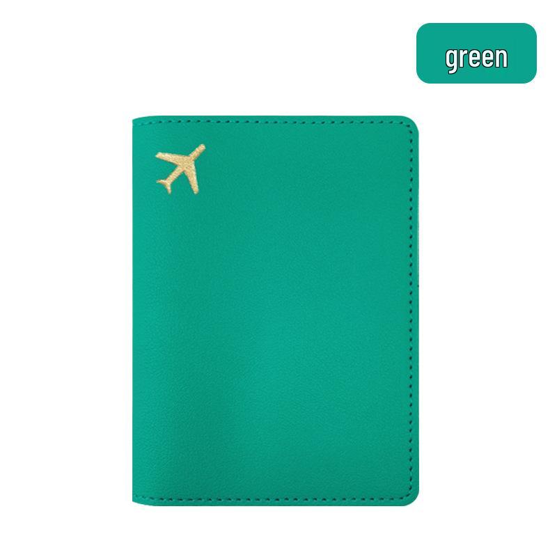 Customizable Multi-Color PU Leather Passport Holder with Thickened Design