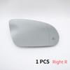 Auto Heated Blind Spot Warning Rear Mirror Glass LHD For Mercedes-Benz C E S GLC Class W205 W222 W217 W213 W238 2015-