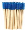 Portable Bamboo Eyelash & Eyebrow Brush Set with Nylon Bristles