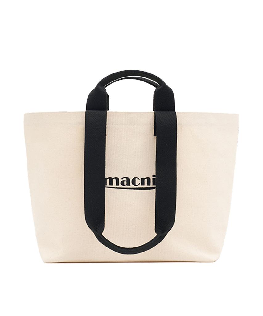 Macni Canvas Tote Bag_Ivory