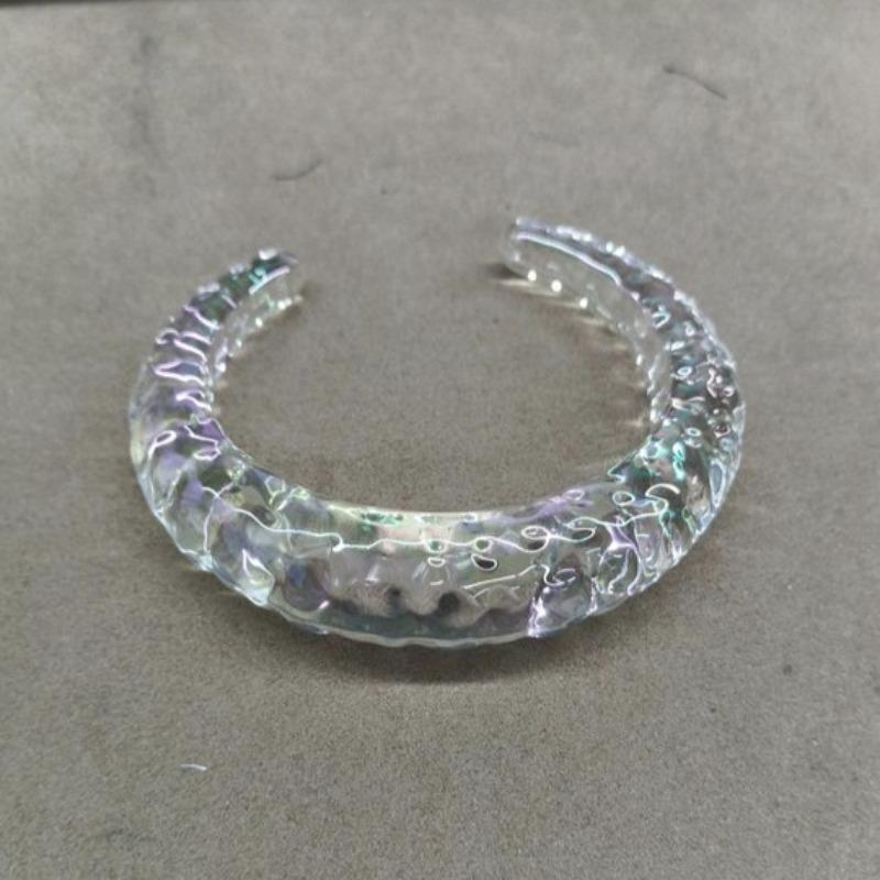 Symphony acrylic geometric irregular bracelet fashion versatile bracelet personality niche design sense jewelry women