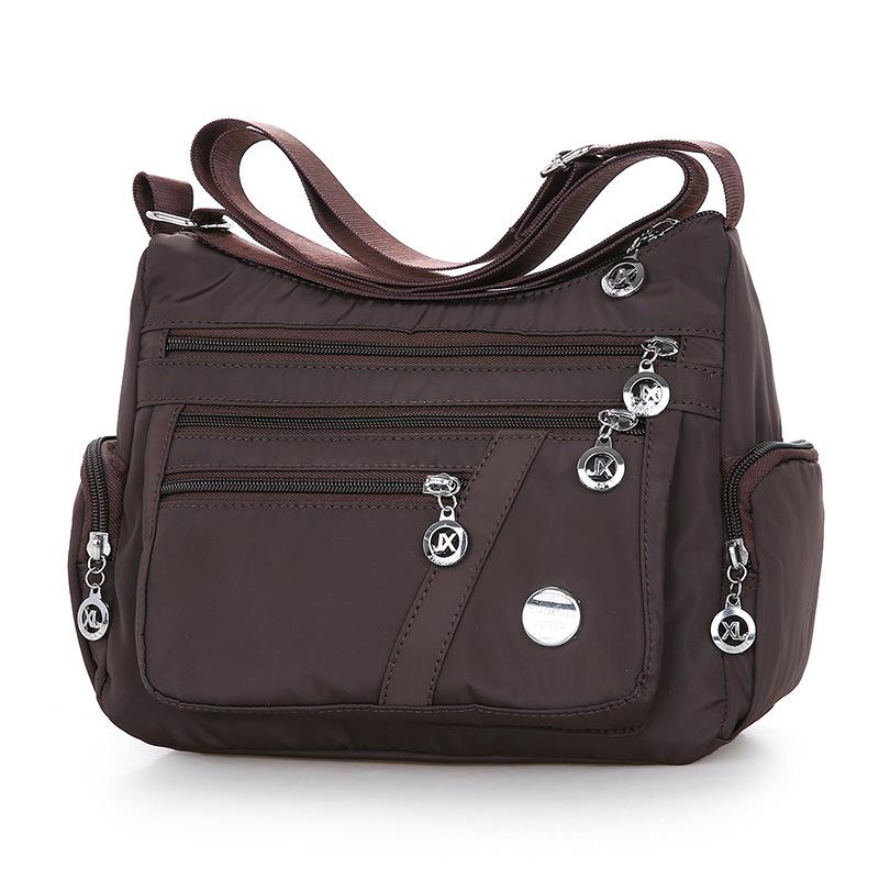 Multi Layer Single Shoulder Crossbody Bag Women's Bag Lightweight Single Shoulder Bag Casual Large Capacity Cloth Bag